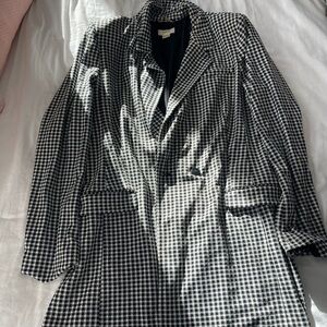 Maeve by Anthropology Women's Black and White Blazer